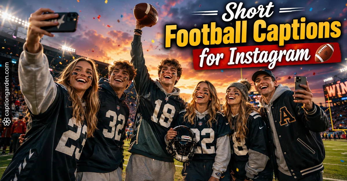 Short Football Captions for Instagram
