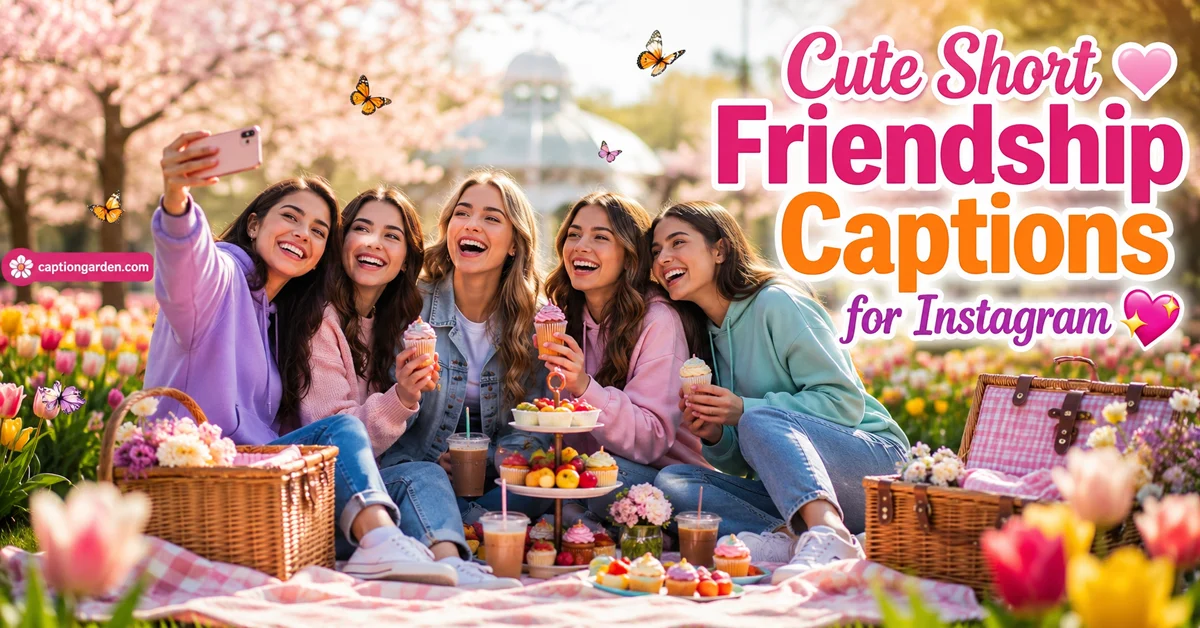 Short Friendship Captions for Instagram