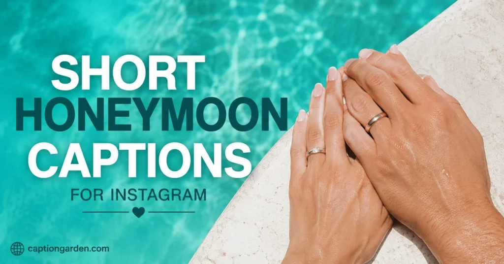 Short Honeymoon Captions for Instagram