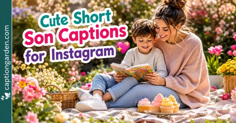 Short Son Captions for Instagram