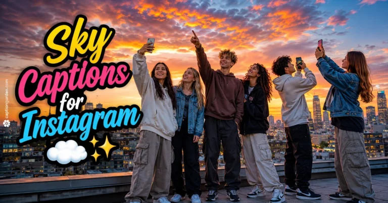 Sky Captions for Instagram