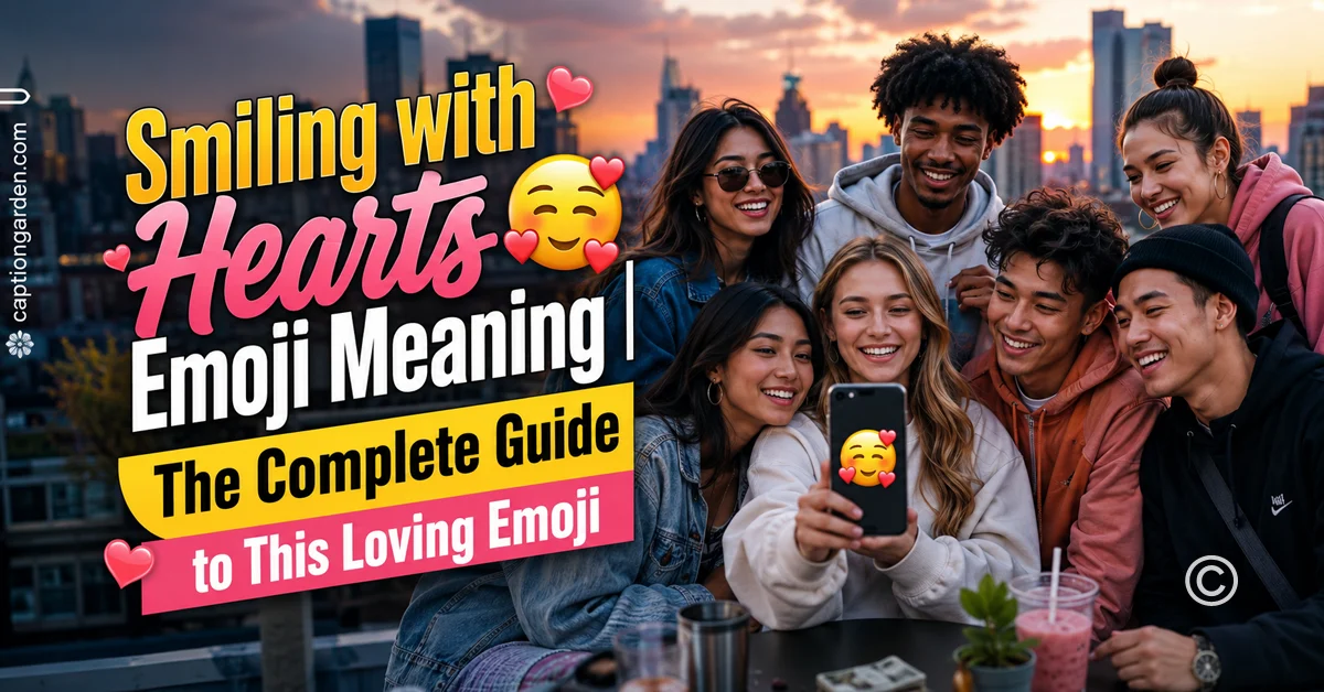 Smiling with Hearts Emoji Meaning