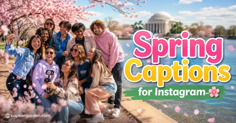 Spring Captions for Instagram