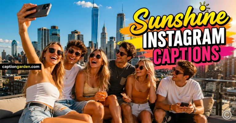 Sunshine Instagram Captions