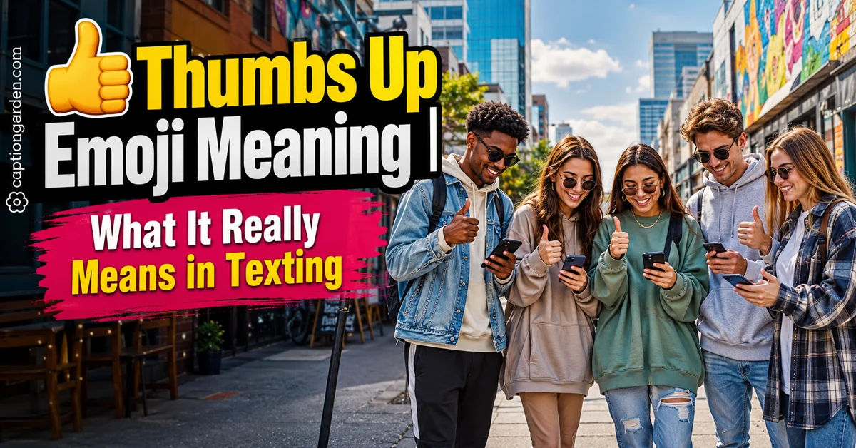 Thumbs Up Emoji Meaning