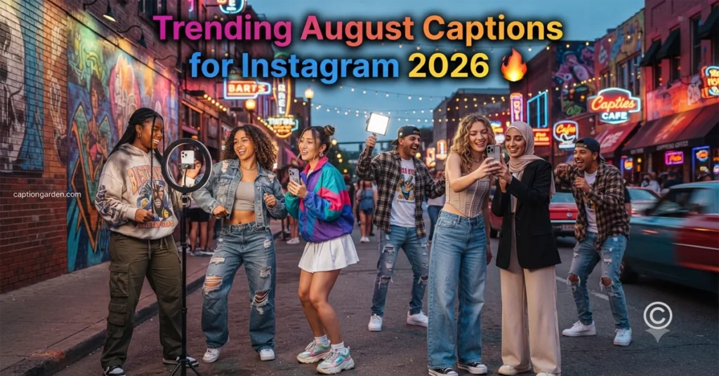 Trending August Captions for Instagram