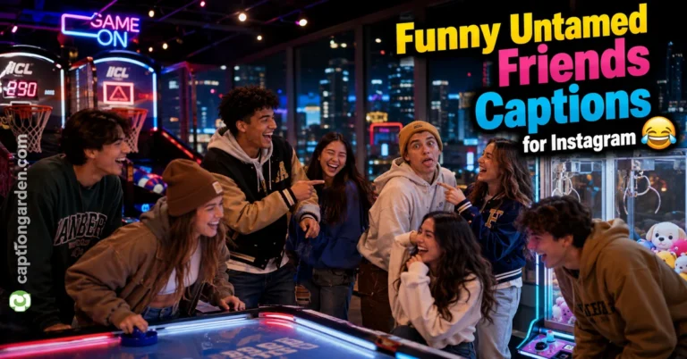 Untamed Friends Captions for Instagram