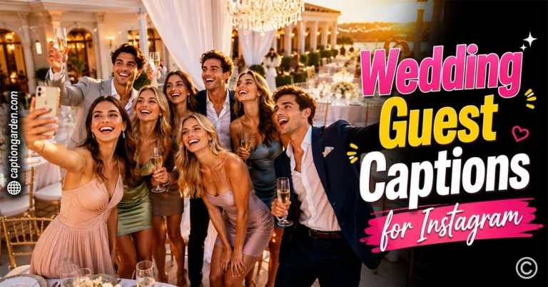 Wedding Guest Captions for Instagram