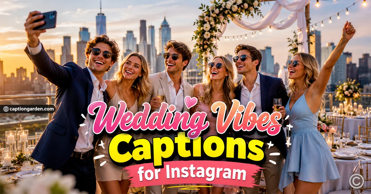 Wedding Vibes Captions for Instagram