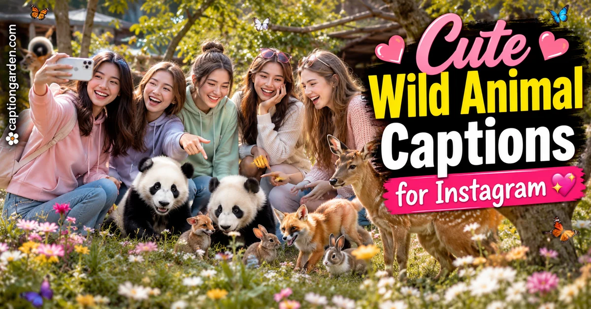 Wild Animal Captions for Instagram