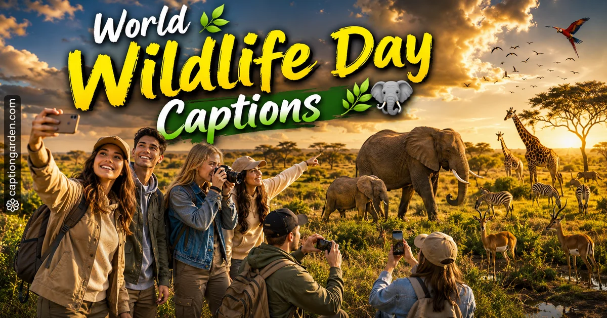 World Wildlife Day Captions for Instagram