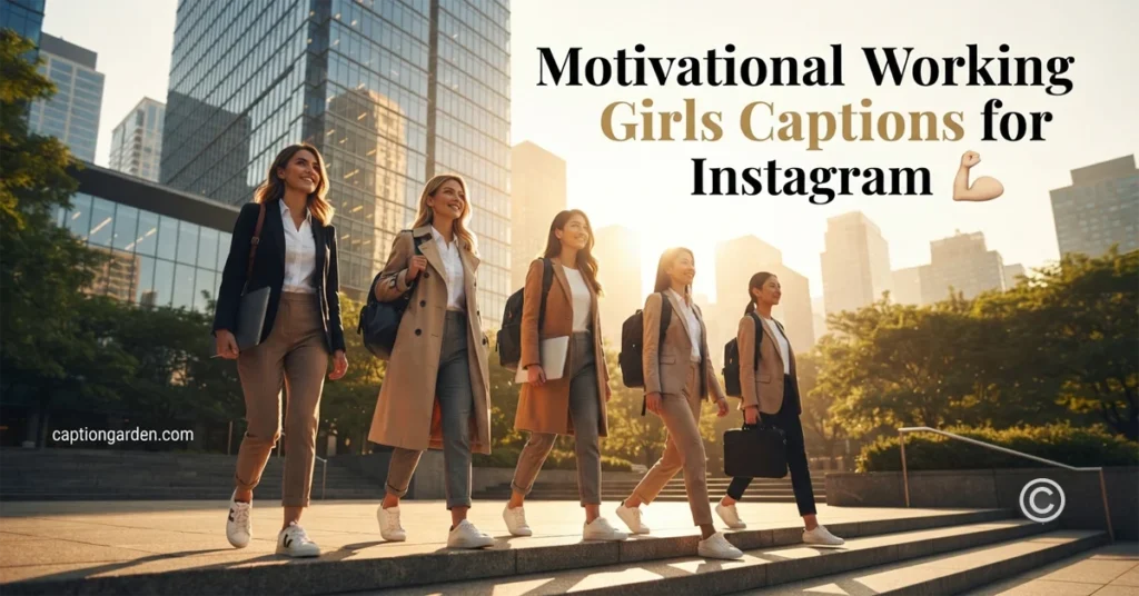 Motivational Working Girls Captions for Instagram