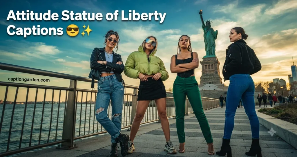 Attitude Statue of Liberty Captions