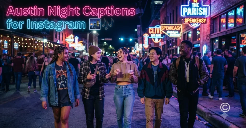 Austin Night Captions for Instagram