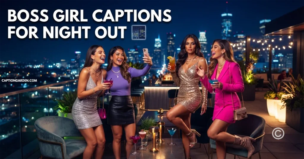 Boss Girl Captions for Night Out 