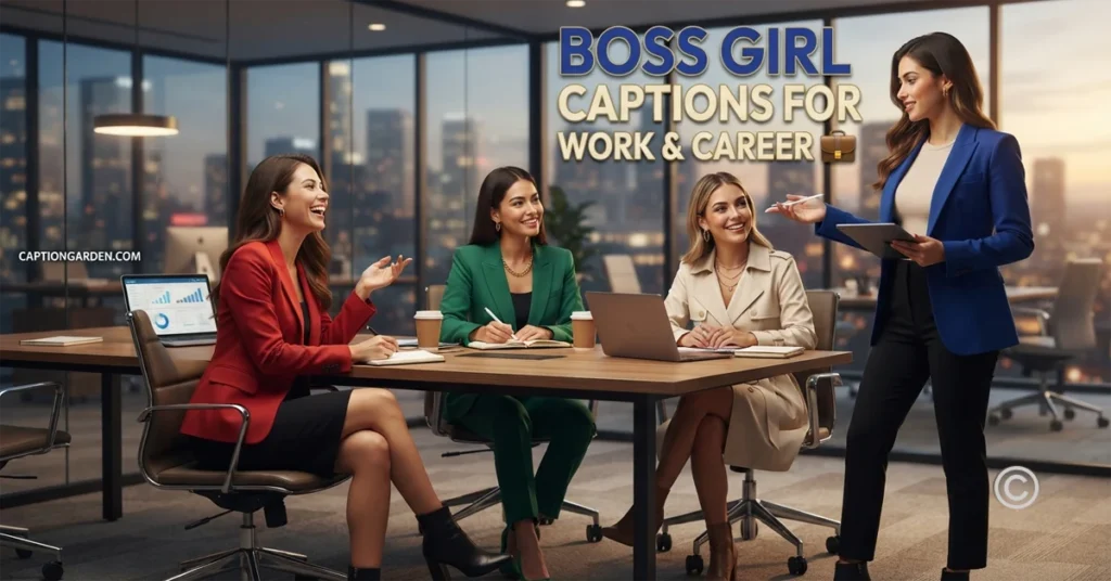 Boss Girl Captions for Work & Career