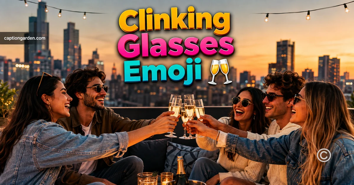 Clinking Glasses Emoji