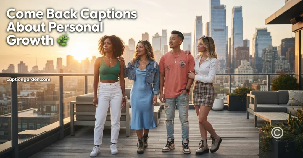 Come Back Captions About Personal Growth