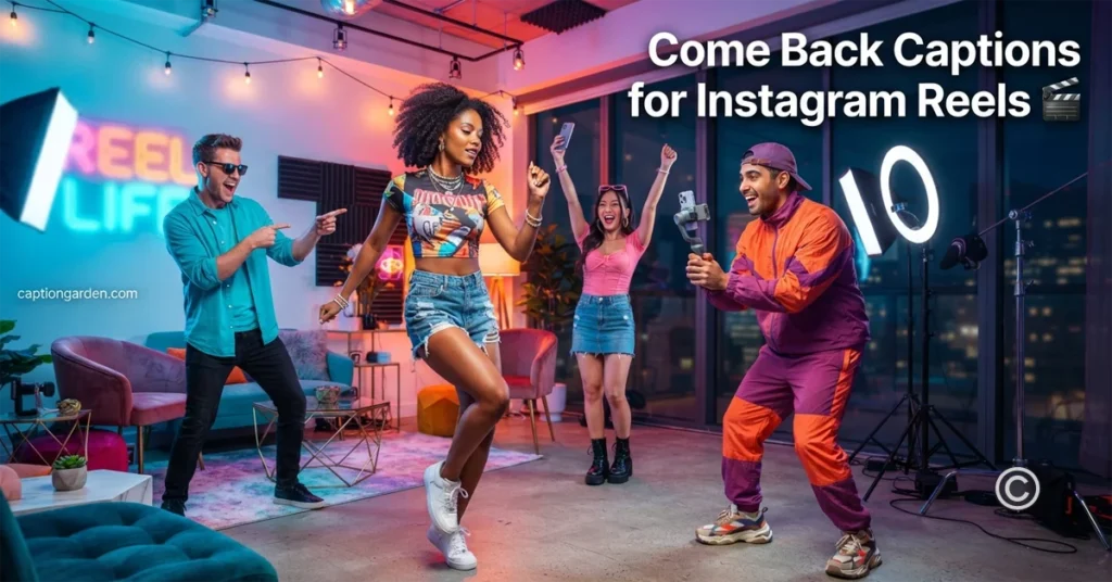 Come Back Captions for Instagram Reels