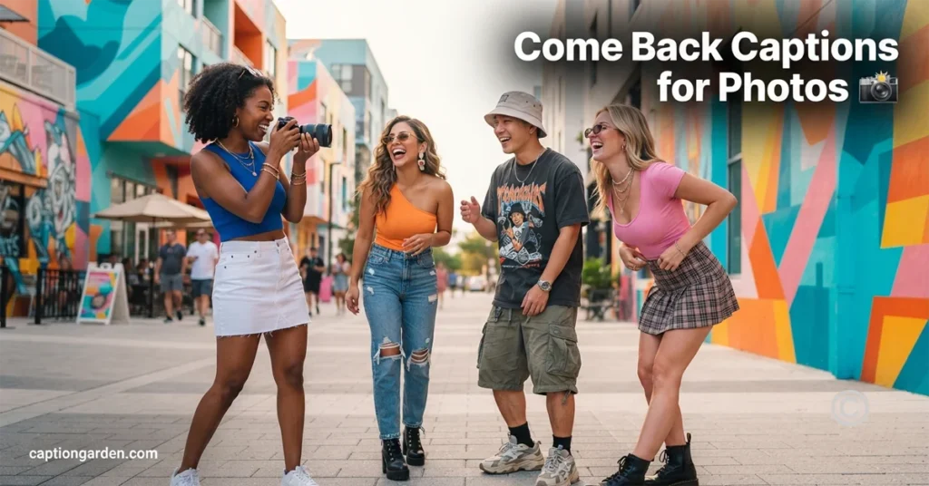 Come Back Captions for Photos