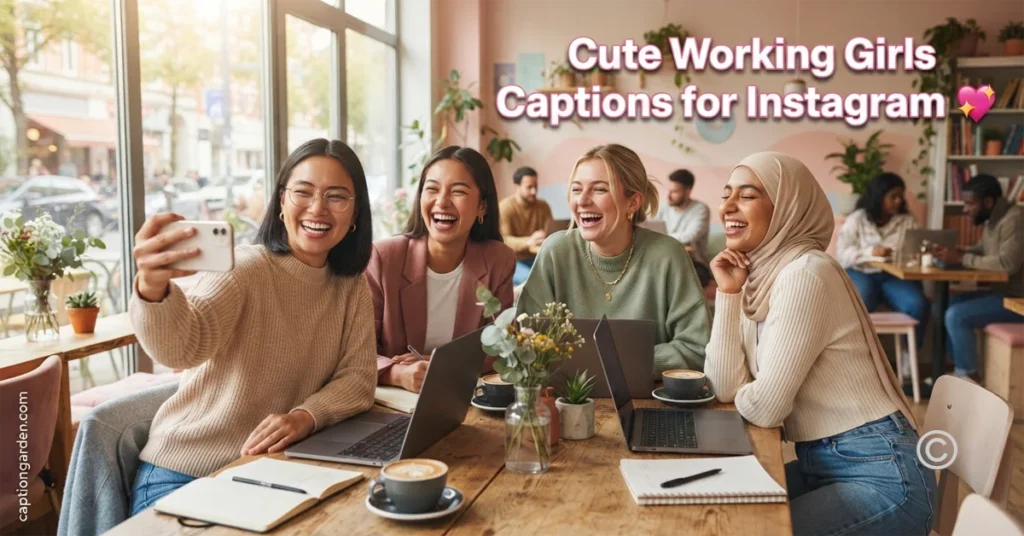 Cute Working Girls Captions for Instagram