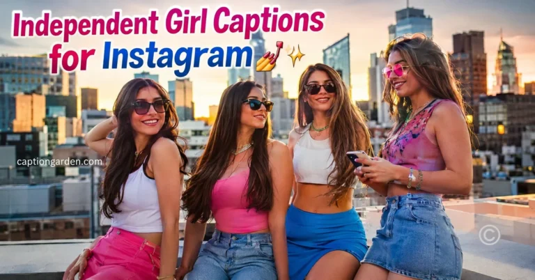 Independent Girl Captions for Instagram