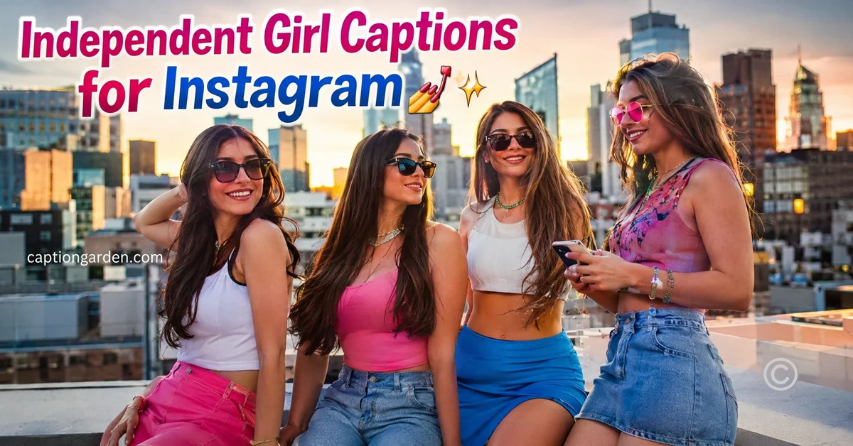 Independent Girl Captions for Instagram