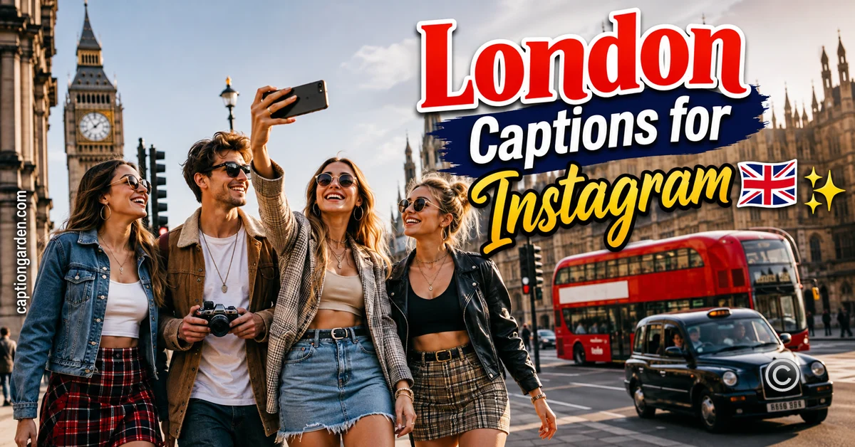 London Captions for Instagram