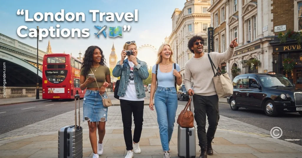 London Travel Captions