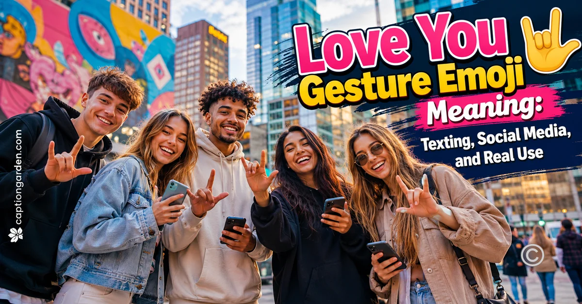 Love You Gesture Emoji