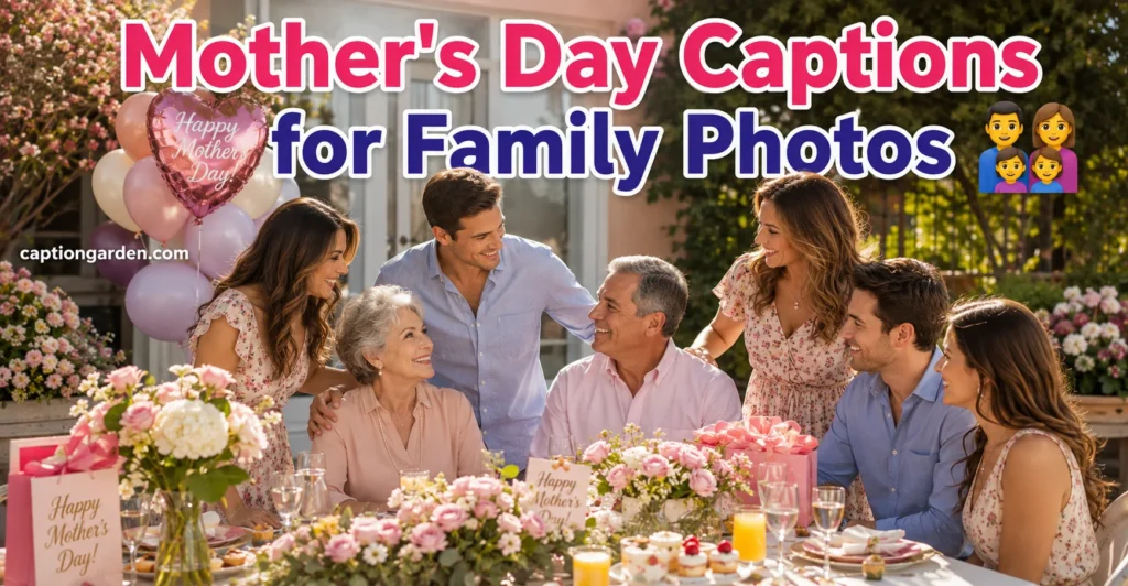 Mother's Day Captions for Family Photos