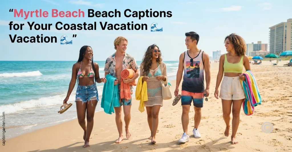 Myrtle Beach Beach Captions for Your Coastal Vacation