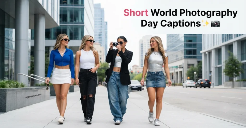 Short World Photography Day Caption