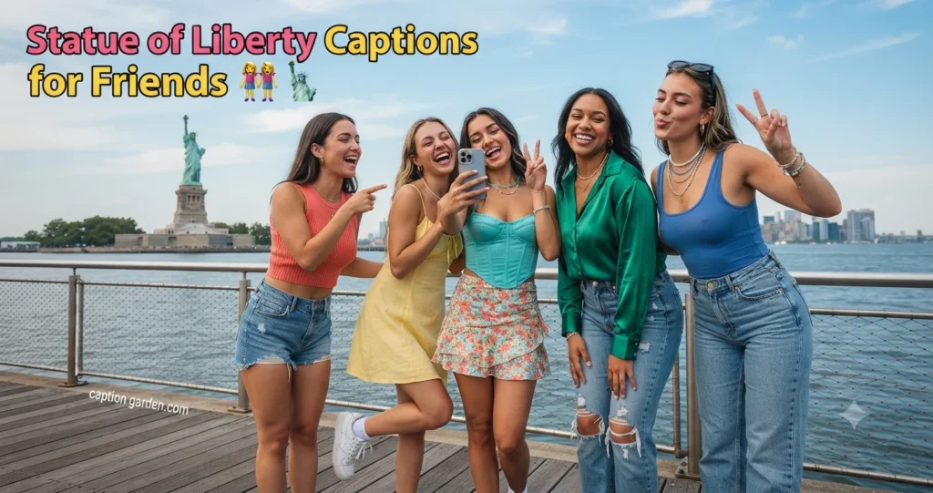 Statue of Liberty Captions for Friends