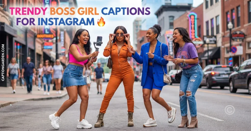 Trendy Boss Girl Captions for Instagram