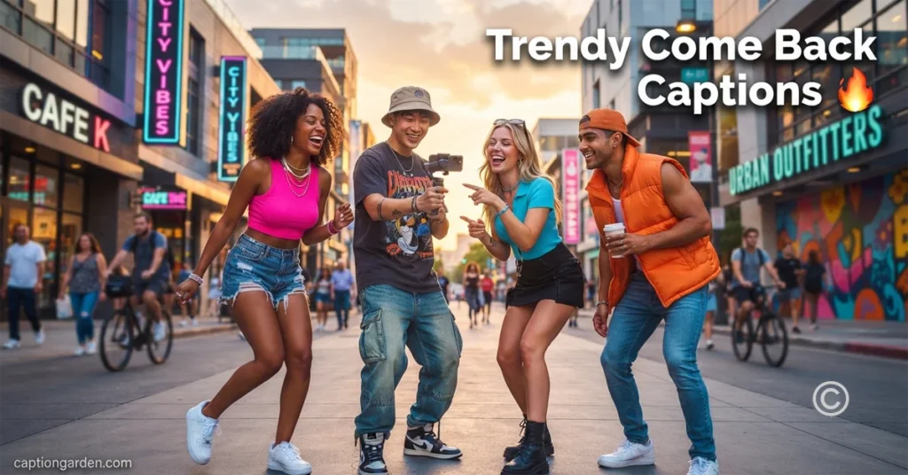 Trendy Come Back Captions