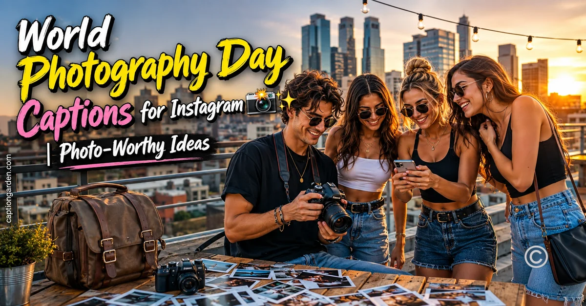 World Photography Day Captions