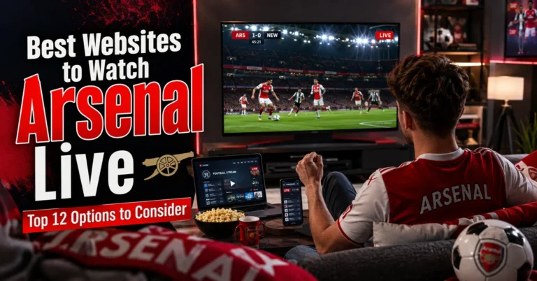 best websites to watch Arsenal live